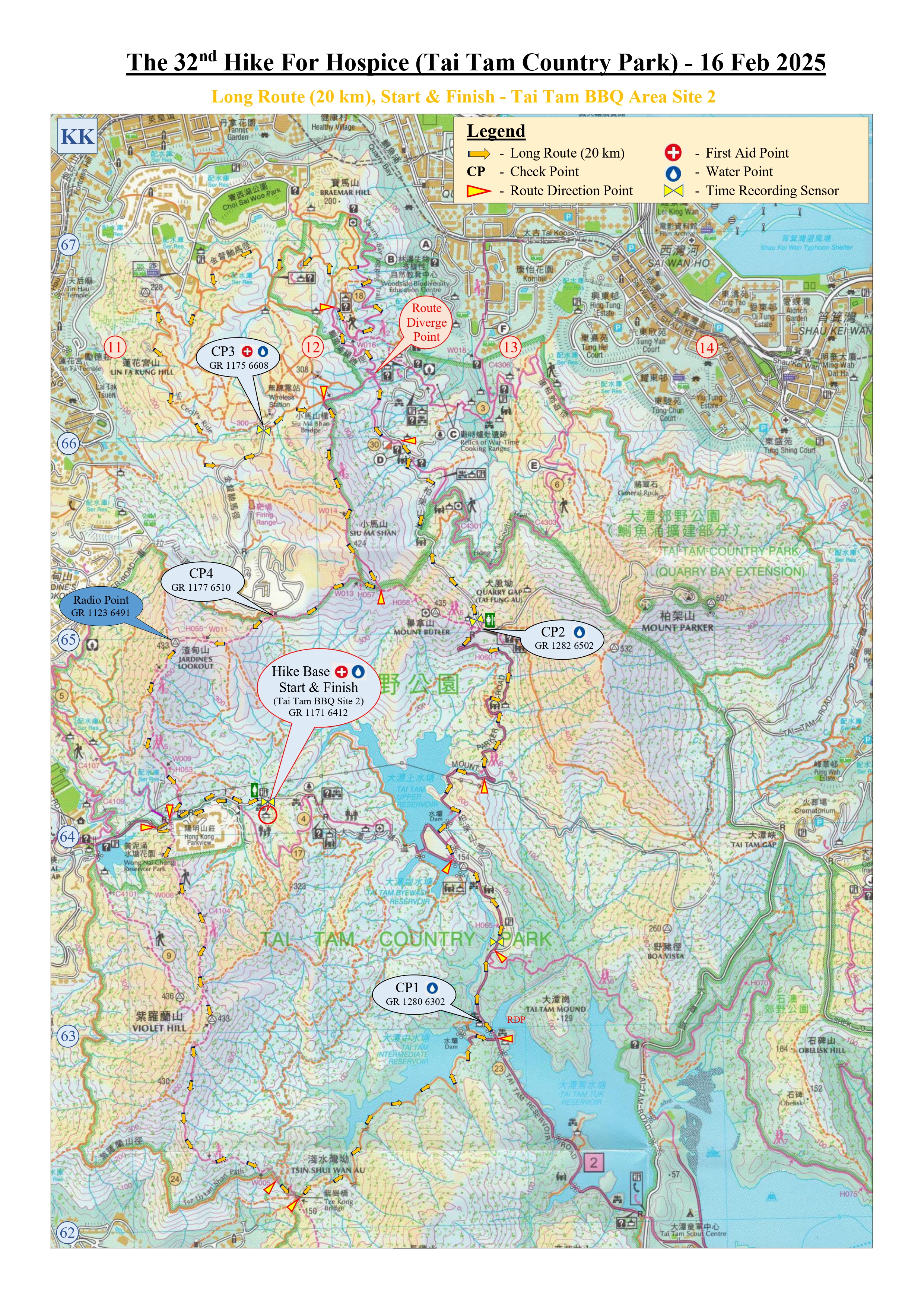 Hike 2025_Long Route Map