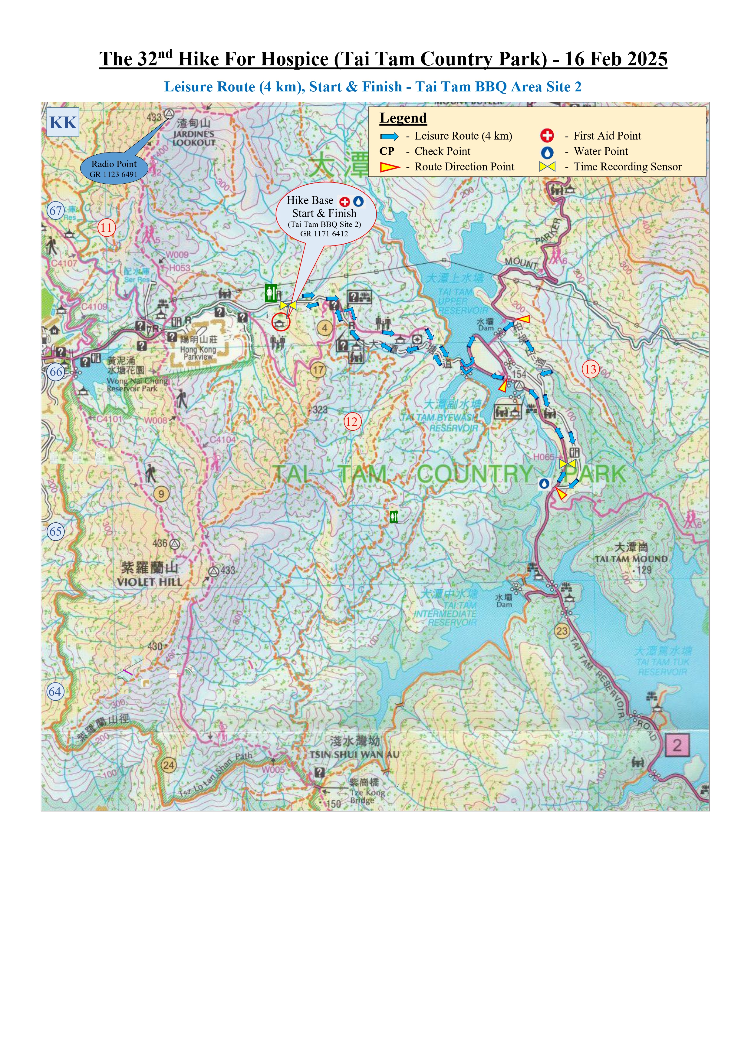 Hike 2025_Leisure Route Map